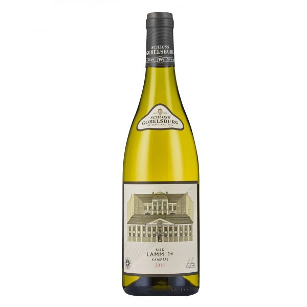 Grüner Veltliner Löos. Botella de 75cl con cierre de rosca. Etiqueta en tonos claros en la que se aprecia el nombre del vino Grüner Veltliner Löos.